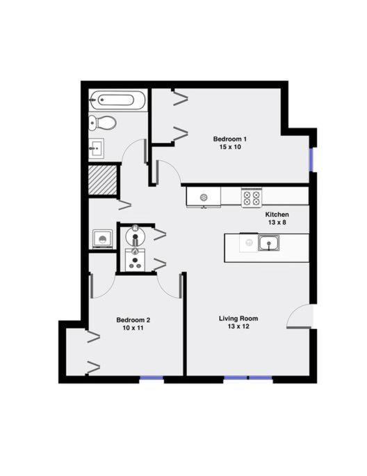 Suite 1 On Southport 4 Queen Beds Chicago Exterior foto